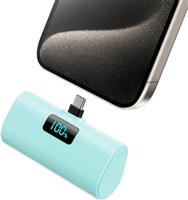 Mini Power Bank for iPhone 15 Series,Upgraded 5200mAh PD USB C Portable Charger Built-in USB-C Connector,Battery Pack Compatible with iPhone 15/15 Plus/15 Pro/15 Pro Max/Samsung,Android