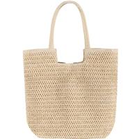 WantGor Straw Beach Bags, Women Summer Woven Tote Bag Large