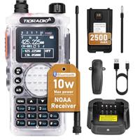 TIDRADIO TD-H8 Ham Radio Handheld Transceiver, 2 Way Radio Long Range, Amateur Two Way Radio, 10W APP Wireless Programming Dual Band Walkie Talkie With 2500mAh Battery, 1 Pack