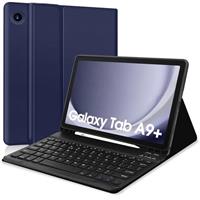 Ducerta Keyboard Case for Samsung Galaxy Tab A9+ / A9 Plus 11 Inch 2023,Built-in S Pen Holder,Slim Smart Cover with UK Layout Bluetooth Keyboard for Samsung Galaxy Tab A9 SM-X210/X216/X218