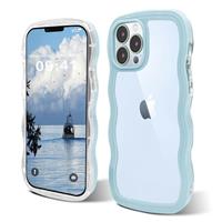 ORDA Candy Color Border Transparent Case Wave Edge
