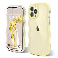 ORDA Candy Color Border Transparent Case Wave Edge