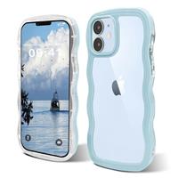 ORDA Candy Color Border Transparent Case Wave Edge