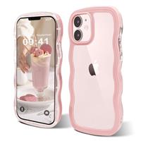 ORDA Candy Color Border Transparent Case Wave Edge
