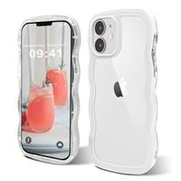 ORDA Candy Color Border Transparent Case Wave Edge