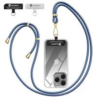 OLEPHY Crossbody Phone Lanyard Strap with 2 Pack Patchs, Adjustable Universal Nylon Neck Strap Compatible with Most Smartphones and Cases,