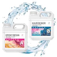 Funxim Epoxy Resin Kit, Crystal Clear Epoxy Resin and Hardener, Ratio Coating Resin for Jewelry Making, Art, DIY Decoration