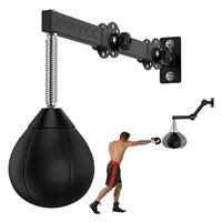 IMAYCC Speed Bag, Wall Mount Height Adjustable & Fold Speed Balls, Reflex Bag, Stress Relief Boxing Equipment, Gifts for Men, Adults, Teens and Kids, Fits Home Gym Workout