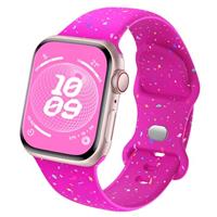 Joehwerr Sport Strap Compatible with Apple Watch Straps 40mm 41mm 38mm 42mm 44mm 45mm 46mm 49mm for Women Men, Recycled Plastic Soft Silicone Strap Band for iWatch SE Series 10 9 8 7 6 5 4 3 2 1 Ultra