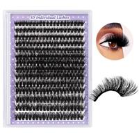 B&Qaugen Lash Extension Kit 3D Thick Lash Clusters Kit 280pcs
