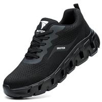 Steel Toe Cap Trainers Safety Trainers Mens Womens Lightweight Safety Shoes Non Slip Breathable Comfortable Work Shoes Safety Boots