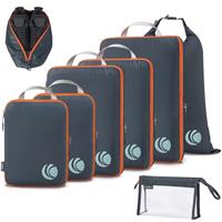 Compression Packing Cubes, Ultralight Travel Luggage Organizer Sets Extensible Travel Essentials for Carry on Suitcase