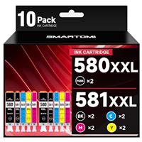 SMARTOMI 570 580 581 Printer Cartridges Compatible with Canon