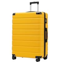 COOLIFE Suitcase Trolley Carry on Hand Cabin Luggage Hard Shell Suitcase Lightweight ABS Material with TSA Lock Telescopic Handle and 4 Dual Spinner Wheels