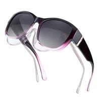 Myiaur Polarised Fit Over Sunglasses for Women, UV400 Protection, TR90 Trendy Frame, Ideal for Daily Wear & Driving