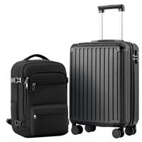 COOLIFE Cabin Suitcase 553520cm for Ryanair Airlines Carry on Cabin Luggage Hard Shell Suitcase Lightweight with TSA Lock and 4 Dual-Spinners Wheels
