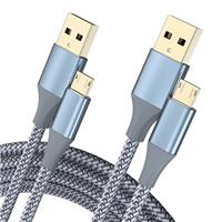 Extra Long Micro USB Cable 5M,PS4 Controller Charger Cable USB A to Micro Cable Premium Braided Charger Cord,for Samsung S7/ S6/ S5,PS4,Kindle Fire,Fire HD tablet,Xbox,Nexus,Sony Phone and More