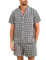 Irdcomps Men's Pyjamas Set Cotton Long Sleeves Pjs for Men L