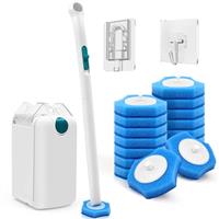 NEWE Disposable Toilet Brush with Refills Upgraded Clamping System for Sink