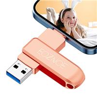 EOZNOE iPhone Flash Drive, Photo Stick for iPhone Memory Stick Save Photos and Videos,USB Flash Drive for iPhone Compatible with OTG Andriod Pad Mac Tablet and PC