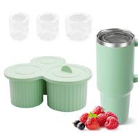 Ice Cube Trays with Lids - Compatible with Stanley Cup (40/3