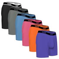 CLALER Bamboo Boxers Mens Anti Chafing Soft Comfortable Boxer Briefs - Mens Underwear Trunks- Moisture Wicking 6Pack