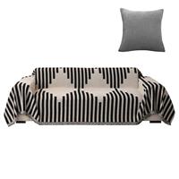 jianyana Sofa Covers Soft Durable Reversible Chenille Sofa Slipcover Couch Covers Modern Plaid Universal Furniture Protector for 1 2 3 4 Seater Sofa Loveseat L-shape Corner Futon Sofas