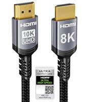 Sniokco 10K 8K 4K Certified HDMI Cable 48Gbps