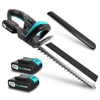 BlueMars 20V Cordless Hedge Trimmer & Cutter Electric Hedge Trimmer for Hedges, Shrubbery, Bushes