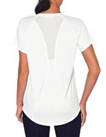 Wayleb Gym Tops Women Sports Yoga Running Top V Neck Quick Dry Fitness T-Shirt Ladies Short Sleeve Exercise Tee Shirts