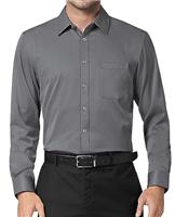 DEMEANOR Mens Dress Shirts Long Sleeve Mens Dress Shirts Slim fit Mens Casual Shirts Formal Dress Shirts for Men with Pocket