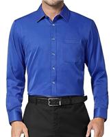 DEMEANOR Mens Dress Shirts Long Sleeve Mens Dress Shirts Slim fit Mens Casual Shirts Formal Dress Shirts for Men with Pocket
