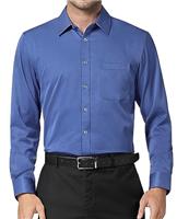 DEMEANOR Mens Dress Shirts Long Sleeve Mens Dress Shirts Slim fit Mens Casual Shirts Formal Dress Shirts for Men with Pocket