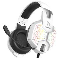 YINSAN Gaming Headset with Mic for PS4 PS5 Xbox Series X|S Nintendo Switch Xbox One PC, Wired Over Ear Gaming Headphones with Surround Sound Noise Cancelling Microphone & One-key Mute Button