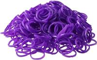 Tuilful 600+ Purple Loom Bands Refill Pack with Hook Tool an