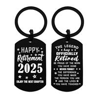 Viayen 2025 Retirement Gifts for Women Men Coworkers - The Legend has Officially Retired Keyring Decorations