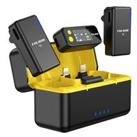 FULAIM X5 Wireless Lavalier Microphone for iPhone, Cameras, Computers or Tablets