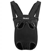 Adjustable Pet Carrier Backpack, Pet Front Dog Carrier Backpack, Legs Out, Easy-Fit for Hiking Traveling for Small Medium Dogs, Medium Travel Bag
