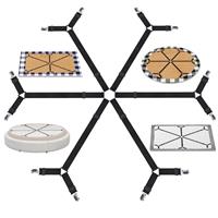 OPPKEPT Bed Sheet Clips Grippers, Adjustable Elastic Fitted Sheets Holder Strap for Bedding Tablecloth Suspender Fastener Band for Twin Full Queen King Single Double Bed Round Square Mattress Corner