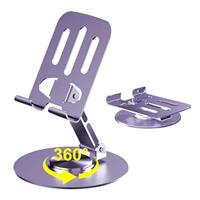 GOZOPO Foldable Phone Stand, Multi-angle Adjustable Cell Phone Holder for Desk, Compatible with All Smartphones, iPhone 15 14 13 Pro, iPad, Tablet 4-10 inch