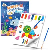 ZMLM Paint with Water Coloring Books for Toddlers - Mess Free Painting Activity for Kids - Arts & Crafts Gift Toy for Boy Girl Ages 4 5 6 7 8 - Birthday Christmas Easter Stocking Stuffers