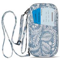 homchen RFID Blocking Travel Passport Wallet Holder, Document Organiser Case Credit Card Holders for Men and Women