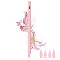 Stylus Pen for iPad 9th&10th - Type-c Charging Pencil for ipad Palm Rejection Active Pen Compatible with (2018-2025) Apple iPad 6/7/8/9/10/11(A16), Air 3/4/5/M2/M3, Mini 5/6, Pro 11"/12.9"/M4
