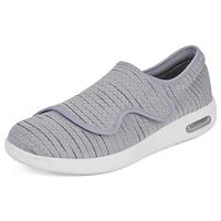 KWUKOTY Diabetic Shoes for Women, Women's Wide Width Elderly Shoes, Swollen Feet Non-Slip Air Cushion Bottom Fattening and Widening Size 4-9