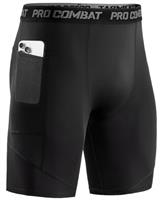 Niksa Compression Shorts Men, 1 Pack or 3 Packs Gym Running Shorts with Pockets Sports Anti Chafing Underwear Base Layer Shorts Quick-Drying Fabric Undershorts Mens Workout Shorts