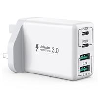 4 Port USB A+C multifunctional charger