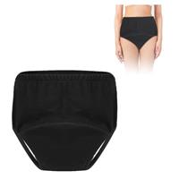 AOOWU Incontinence Pants for Women, 300ml Cotton Washable Incontinence Briefs with Absorbent Pads, Leakproof Heavy Flow Period Panties Postpartum Underwear, Incontinence Protection Knickers