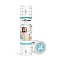 TECKWRAP Vinyl Transfer Paper Tape Clear with Alignment Grid Application Tape for Adhesive Vinyl, Decals,Signs,Walls,Windows and Other Smooth Surfaces 12Inch X 10Feet/Roll