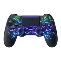 ECHTPower Wireless Controller for PS4,LED Game Controller Compatible with PS4/Slim/Pro/PC,Gamepad with Dual Vibration,RGB,1000mAh Battery,6-Axis,Touchpad,Headphone Jack,Screenshot