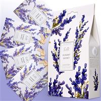 Scented Sachets, Lavender Wardrobe Fresheners, Lavender bags for Wardrobes moths Drawers Closets Office Bedroom Bathrooms Living Room Cars Sports Bag, 4 Pack